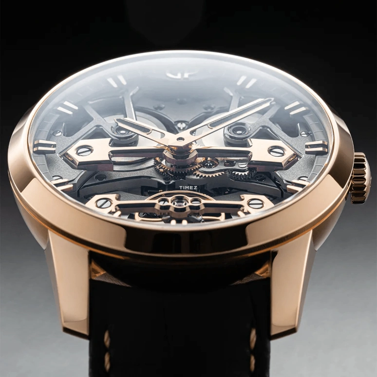 Girard-Perregaux,Bridges 40mm,40mm,Rose Gold,Skeleton,Automatic,Tourbillon,Sapphire,Crystal Glass,86005,86005-52-002-BB6A