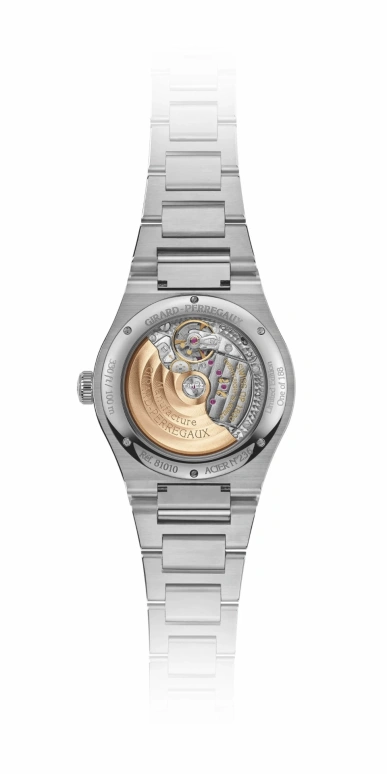 Girard-Perregaux,Laureato 42mm,42mm,Stainless Steel,Blue,Automatic,Day,Sapphire,Crystal Glass,81010,81010-11-432011A
