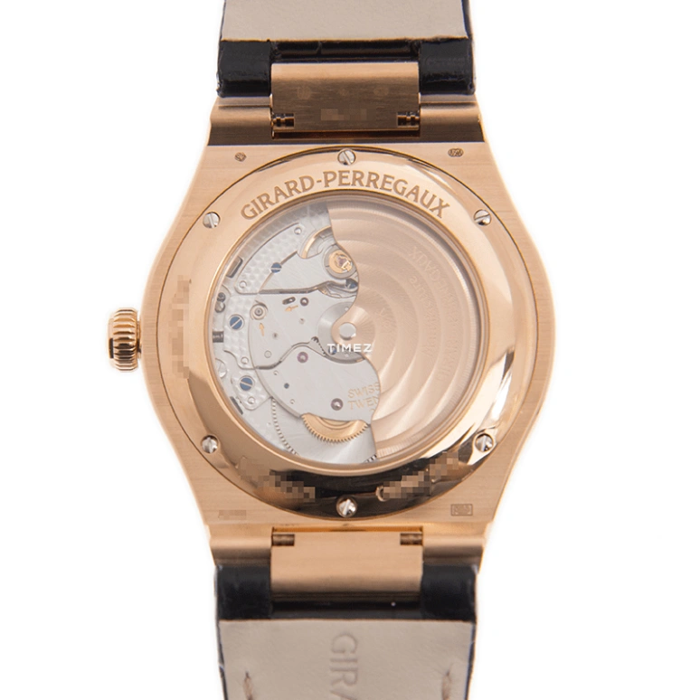 Girard-Perregaux,Laureato 38mm,38mm,Rose Gold,Blue,Automatic,Day,46hours,81005,81005-52-432-BB6A