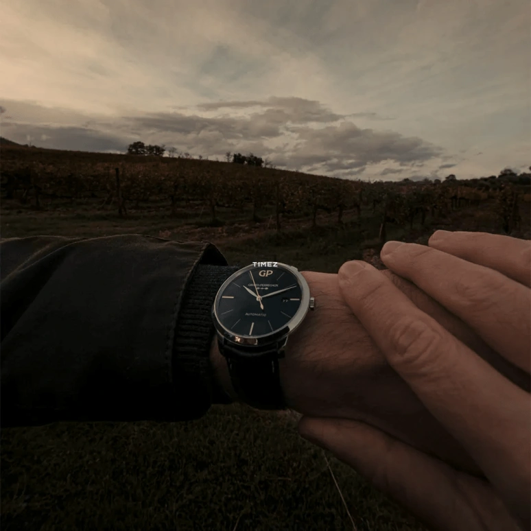 Girard-Perregaux,1966 40mm,40mm,Stainless Steel,Black,Automatic,Day,46hours,49555,49555-11-632-BB60