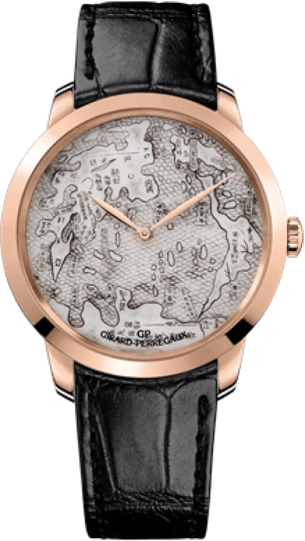 Girard-Perregaux,1966 40mm,40mm,Pink Gold,White,Automatic,46hours,In-house Caliber,49534,49534-52-R05-BB60