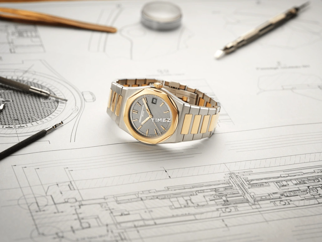 Girard-Perregaux,Laureato 39mm,39mm,Stainless Steel,Yellow Gold,Grey,Automatic,Day,55hours,81008,81008-63-3412-1CM