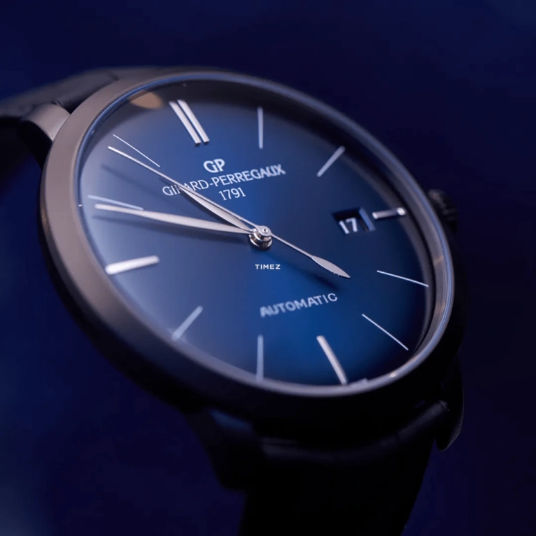 Girard-Perregaux,1966 40mm,40mm,Stainless Steel,Gradient,Blue,Automatic,Day,46hours,49555,49555-11-433-BH6A