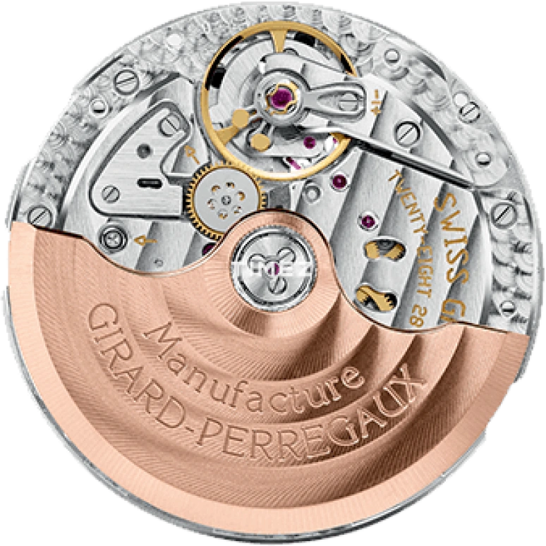 Girard-Perregaux,Laureato 42mm,42mm,Rose Gold,Blue,Automatic,Day,Sapphire,Crystal Glass,81010,81010-52-436-52A