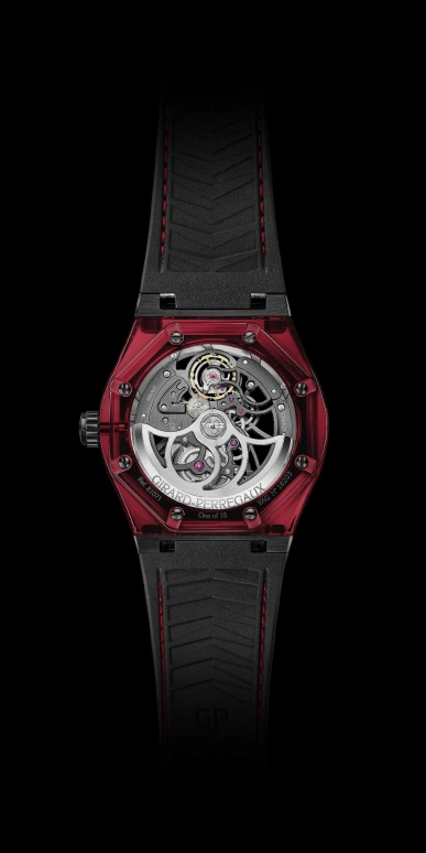 Girard-Perregaux,Laureato 44mm,44mm,Titanium,Skeleton,Automatic,Tourbillon,54hours,81071,81071-44-3115-1CX