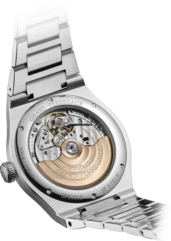 Girard-Perregaux,Laureato 42mm,42mm,Stainless Steel,Grey,Automatic,Day,54hours,81010,81010-11-3475-1CM