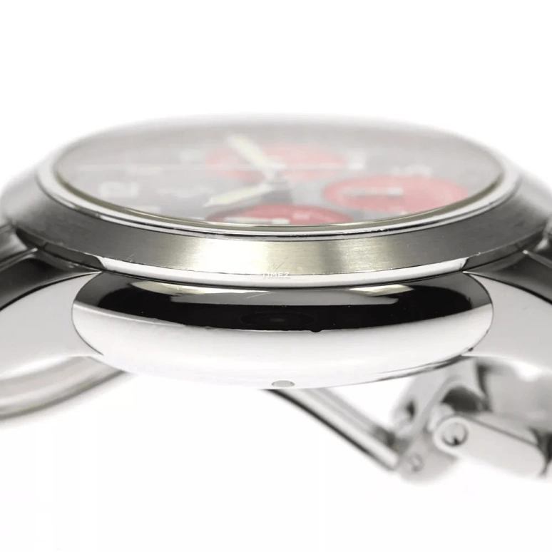 Girard-Perregaux,Other 40mm,40mm,Stainless Steel,Black,Red,Automatic,Chronograph,Day,8028 330P4 Red