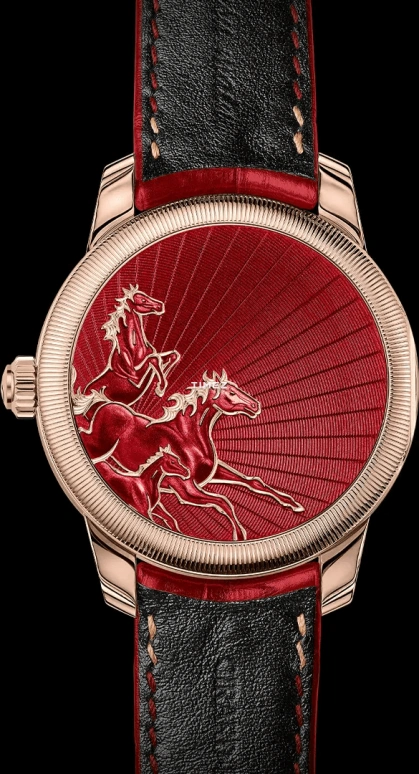 Girard-Perregaux,Bridges 43mm,43mm,Rose Gold,Red,Automatic,Tourbillon,Sapphire,Crystal Glass,99274,99274-52-3161-5CC