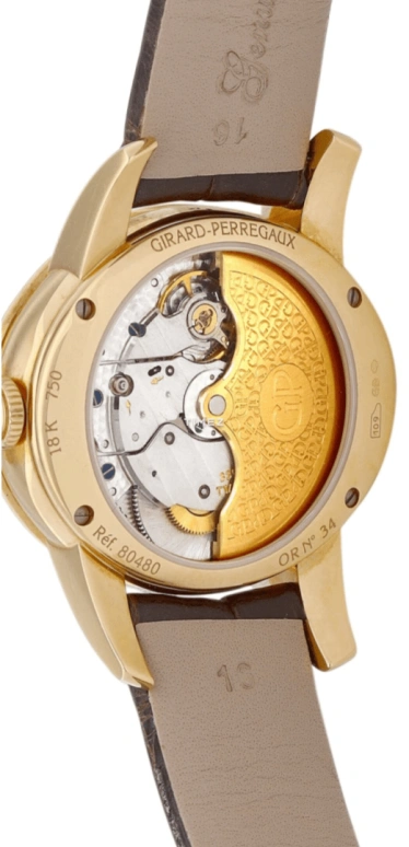 Girard-Perregaux,Cat's Eye 35.25x30.25mm,35.25x30.25mm,Rose Gold,Blue,Automatic,Date,Day,Power Reserve Indicator,80480D52A761,80480D52A761-JKBA