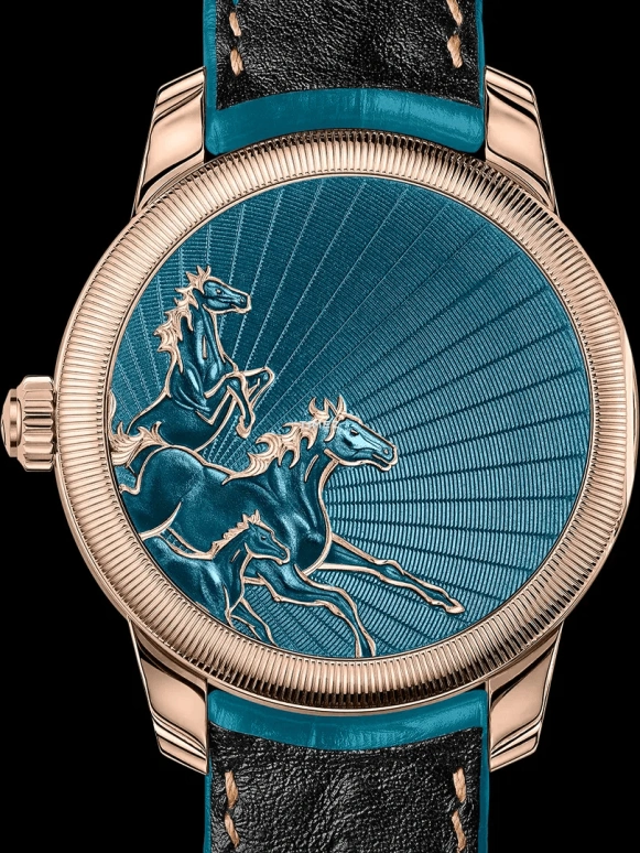 Girard-Perregaux,Bridges 43mm,43mm,Rose Gold,Blue,Automatic,Tourbillon,Sapphire,Crystal Glass,99274,99274-52-3131-5CC