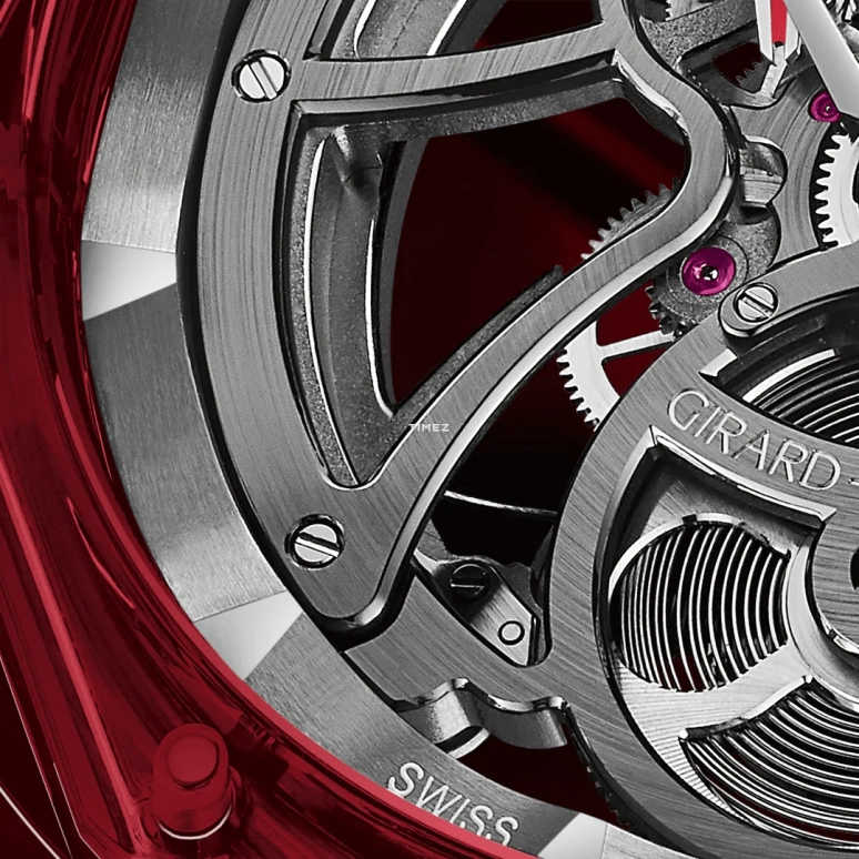 Girard-Perregaux,Laureato 44mm,44mm,Titanium,Skeleton,Automatic,Tourbillon,54hours,81071,81071-44-3115-1CX