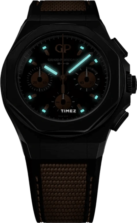 Girard-Perregaux,Laureato 44mm,44mm,Titanium,Black,Automatic,Chronograph,Day,81060,81060-21-492-FH3A