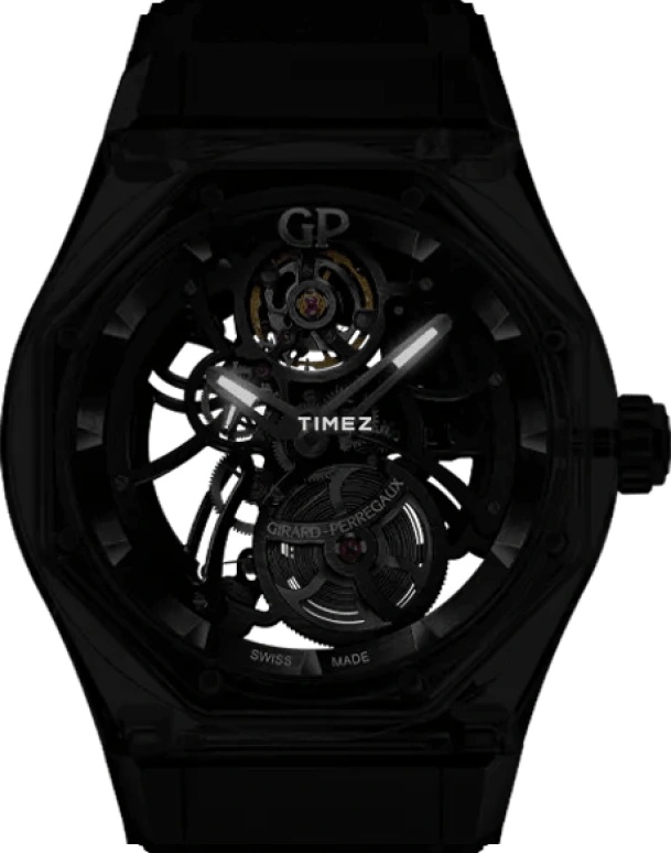 Girard-Perregaux,Laureato 44mm,44mm,Titanium,Sapphire,Crystal,Grey,Skeleton,Automatic,54hours,In-house Caliber,81071,81071-43-231-FB6A