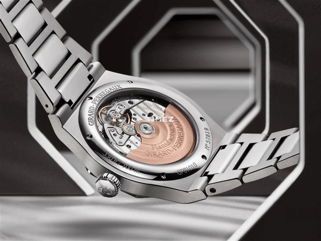 Girard-Perregaux,Laureato 42mm,42mm,Stainless Steel,Grey,Automatic,Day,54hours,81010,81010-11-3475-1CM