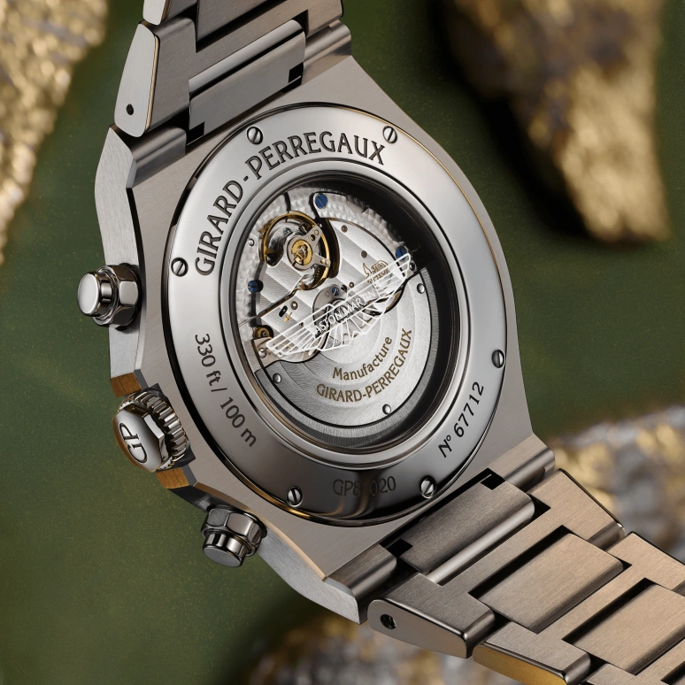 Girard-Perregaux,Laureato 42mm,42mm,Titanium,Green,Automatic,Chronograph,Day,81020,81020-21-3398-1CM