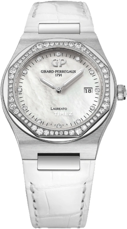 Girard-Perregaux,Laureato 37mm,37mm,Stainless Steel,Quartz,80189D11A1830CB7A