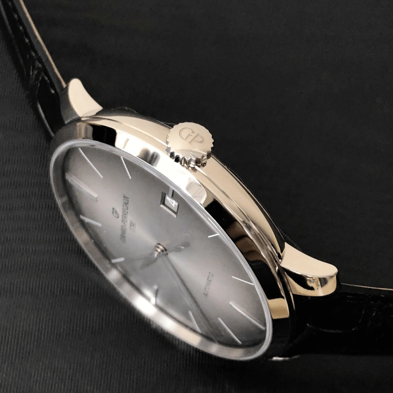 Girard-Perregaux,1966 44mm,44mm,White Gold,Grey,Automatic,Day,54hours,49551,49551-53-231-BB60