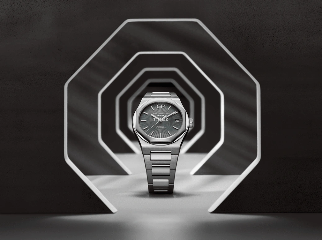 Girard-Perregaux,Laureato 42mm,42mm,Stainless Steel,Grey,Automatic,Day,54hours,81010,81010-11-3475-1CM