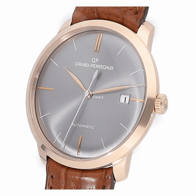 Girard-Perregaux,1966 38mm,38mm,Rose Gold,Black,Automatic,Day,46hours,49525,49525-52-232-BKCA