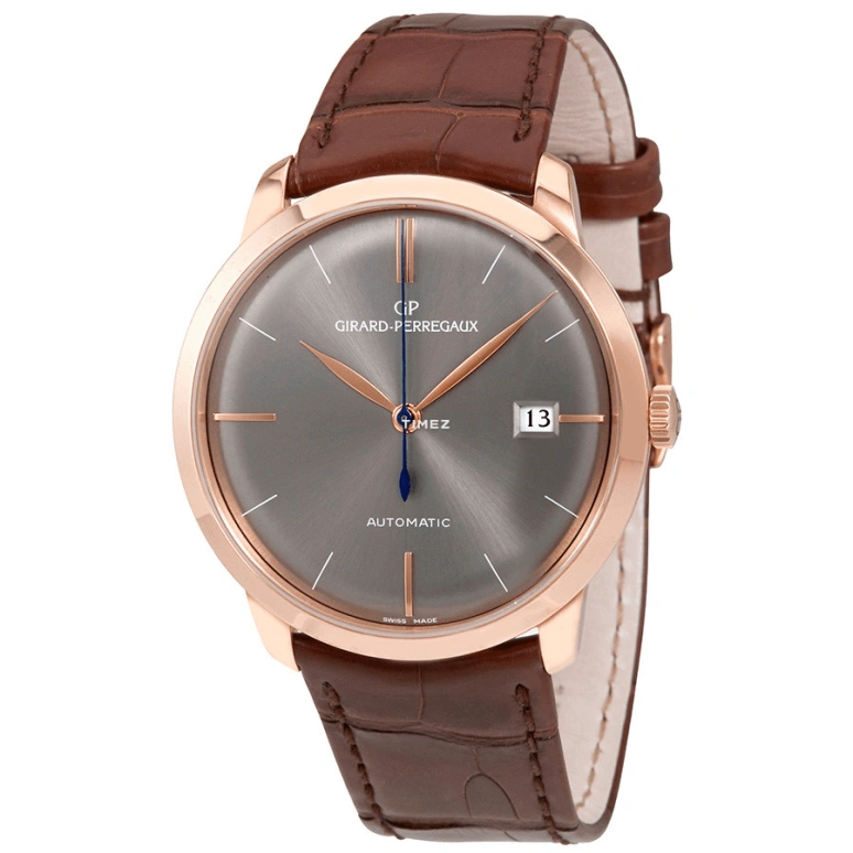 Girard-Perregaux,1966 38mm,38mm,Rose Gold,Black,Automatic,Day,46hours,49525,49525-52-232-BKCA
