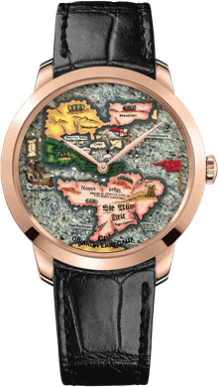 Girard-Perregaux,1966 40mm,40mm,Pink Gold,Multi-Color,Automatic,46hours,In-house Caliber,49534,49534-52-R06-BB60