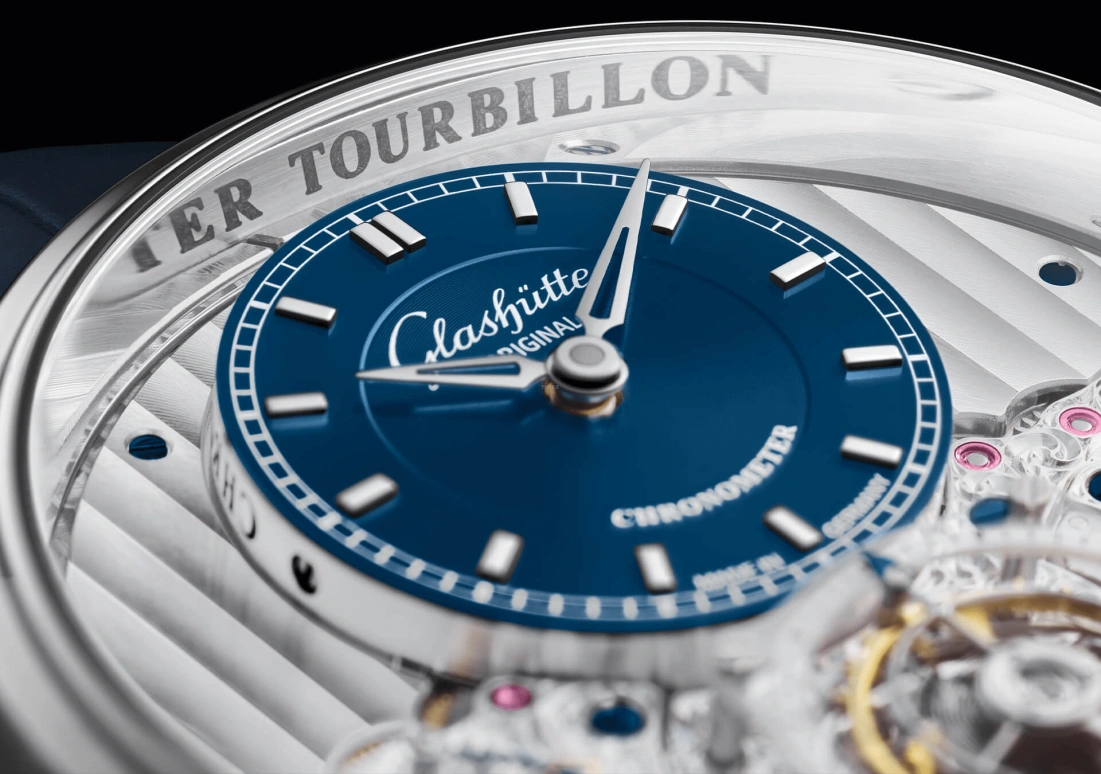 Glashütte Original,Senator 42mm,42mm,Platinum,Blue,Automatic,Tourbillon Escapement,Big Date,1,1-58-05-01-03-30