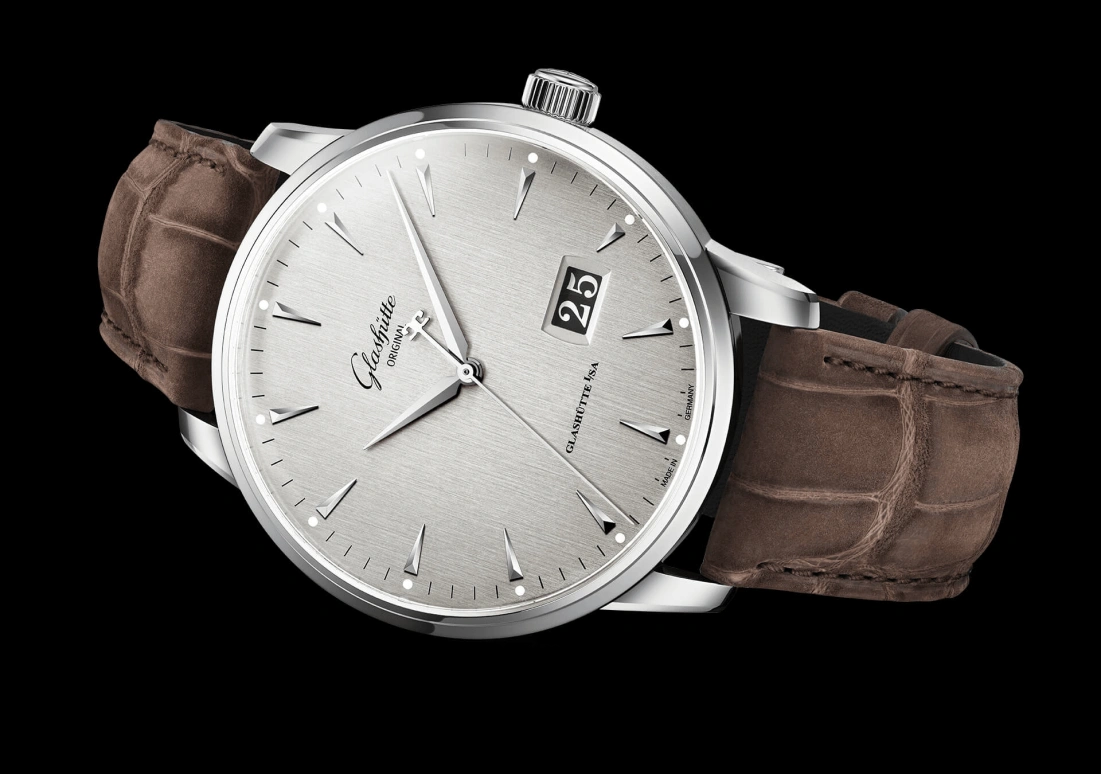 Glashütte Original,Senator 40mm,40mm,Stainless Steel,Grey,Automatic,Big Date,100hours,1,1-36-03-03-02-31