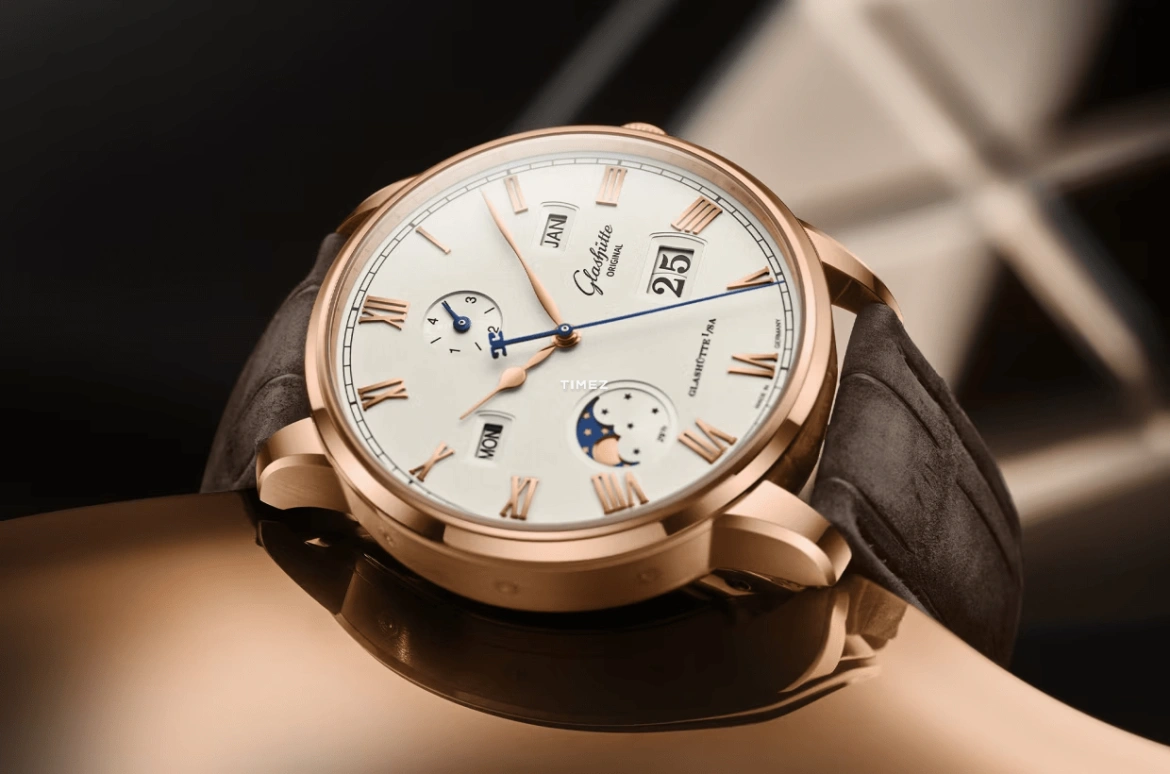 Glashütte Original,Senator 42mm,42mm,Red Gold,Grey,Automatic,Moonphase,Perpetual Calendar,Leap Year,Month,Sapphire,Crystal Glass,Round,1,1-36-12-02-05-62