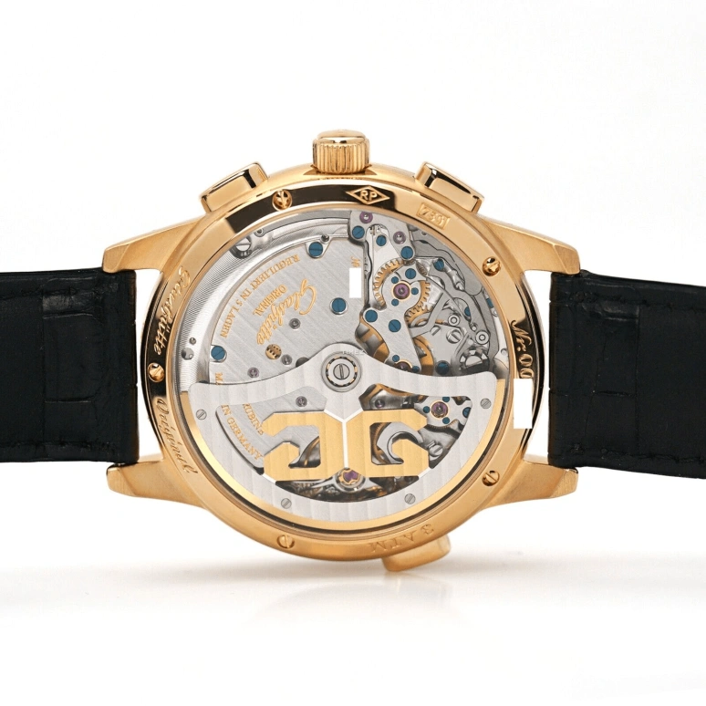 Glashütte Original,Pano 39.30mm,39.30mm,Rose Gold,Black,Automatic,Chronograph,Day,95,95-01-11-01-04