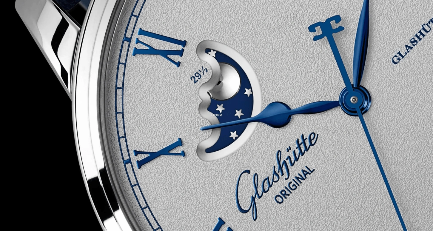Glashütte Original,Senator 40mm,40mm,Stainless Steel,Grey,Automatic,Moonphase,Big Date,1,1-36-24-02-02-61