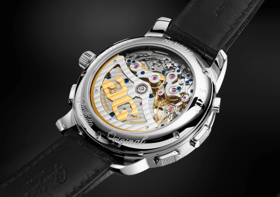 Glashütte Original,Pano 44mm,44mm,Stainless Steel,Black,Automatic,Countdown,Flyback,Big Date,Column Wheel,42hours,In-house Caliber,1,1-96-01-02-02-04