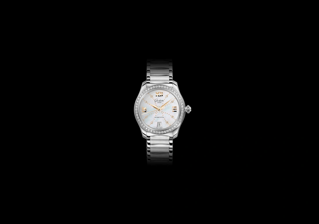 Glashütte Original,Lady Serenade 36mm,36mm,Stainless Steel,White,Automatic,Date,40hours,1,1-39-22-12-22-34
