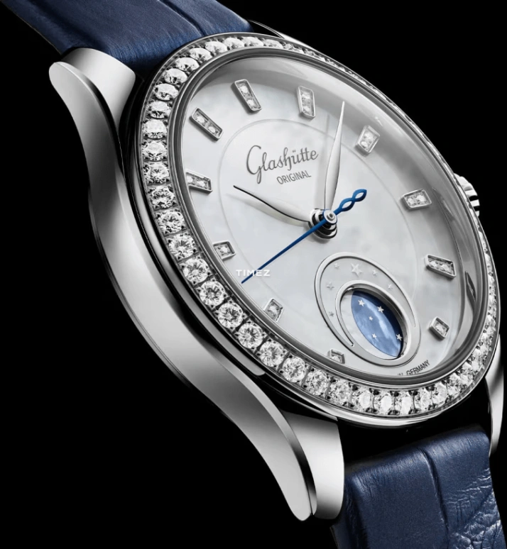 Glashütte Original,Serenade Luna 32.50mm,32.50mm,Stainless Steel,Silver,Automatic,Moonphase,Sapphire,Crystal Glass,1,1-35-14-02-12-04