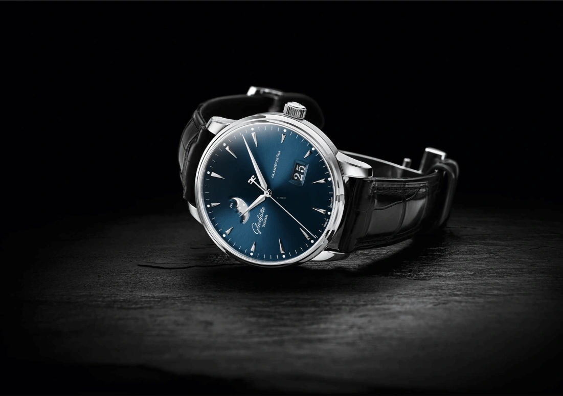 Glashütte Original,Senator 42mm,42mm,Stainless Steel,Luminous,Blue,Automatic,100hours,In-house Caliber,1,1-36-04-04-02-71