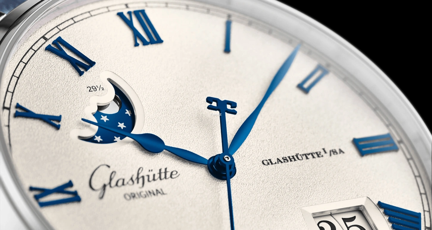 Glashütte Original,Senator 40mm,40mm,Stainless Steel,White,Automatic,Moonphase,Big Date,1,1-36-24-05-02-61