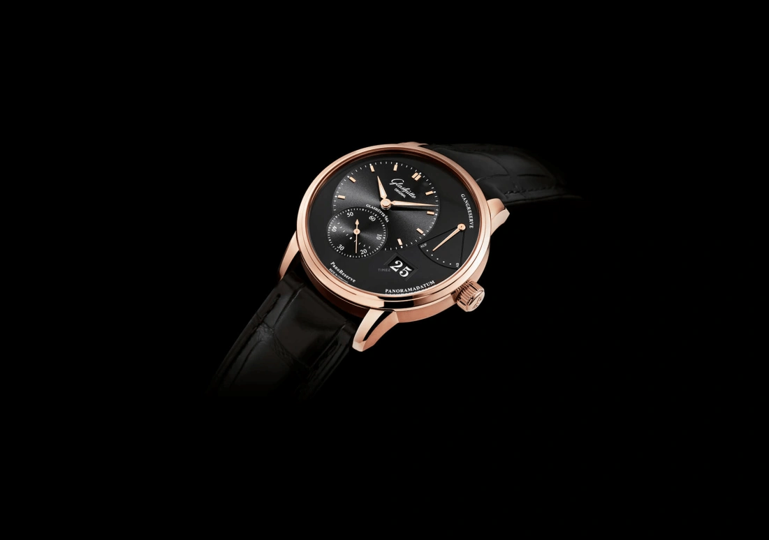 Glashütte Original,PanoMatic 40mm,40mm,Red Gold,Black,Handwound,42hours,In-house Caliber,1,1-65-01-29-15-61