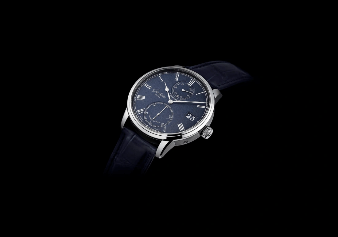 Glashütte Original,Senator 42mm,42mm,White Gold,Blue,Handwound,Power Reserve Indicator,Big Date,1,1-58-01-05-34-30