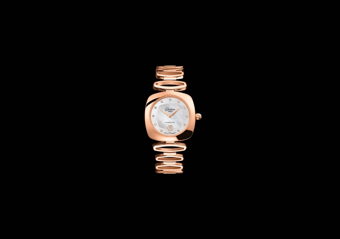Glashütte Original,Pavonina 31mm,31mm,Red Gold,White,Quartz,Date,35712hours,1,1-03-01-08-05-14