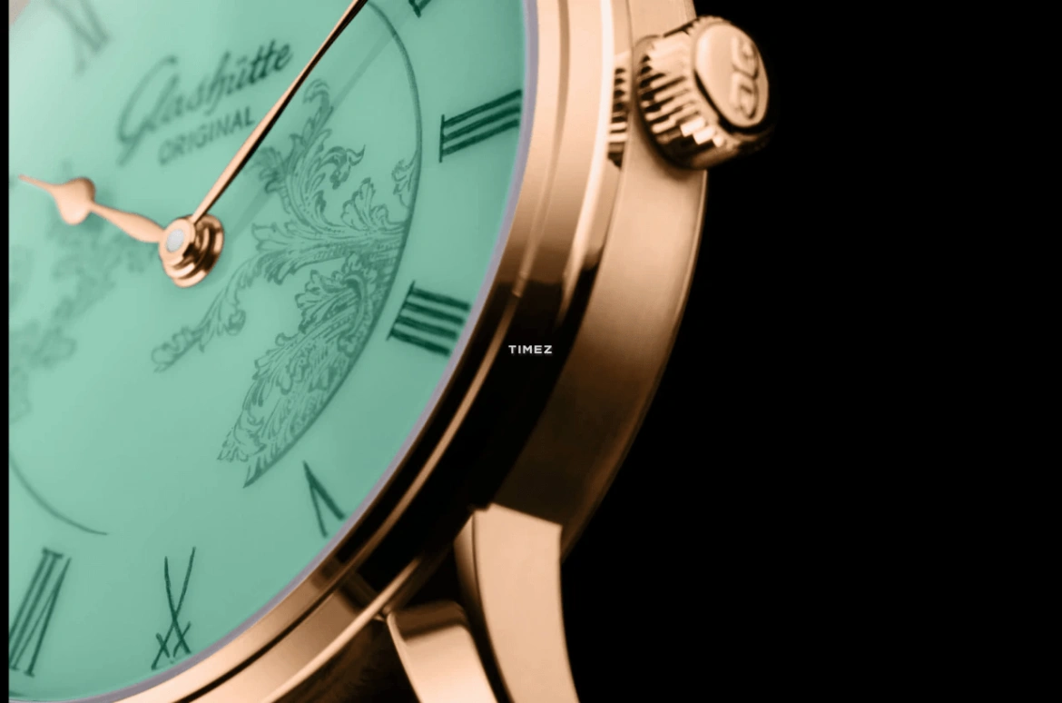 Glashütte Original,Senator 40mm,40mm,Red Gold,Green,Automatic,100hours,In-house Caliber,1,1-36-16-02-05-01