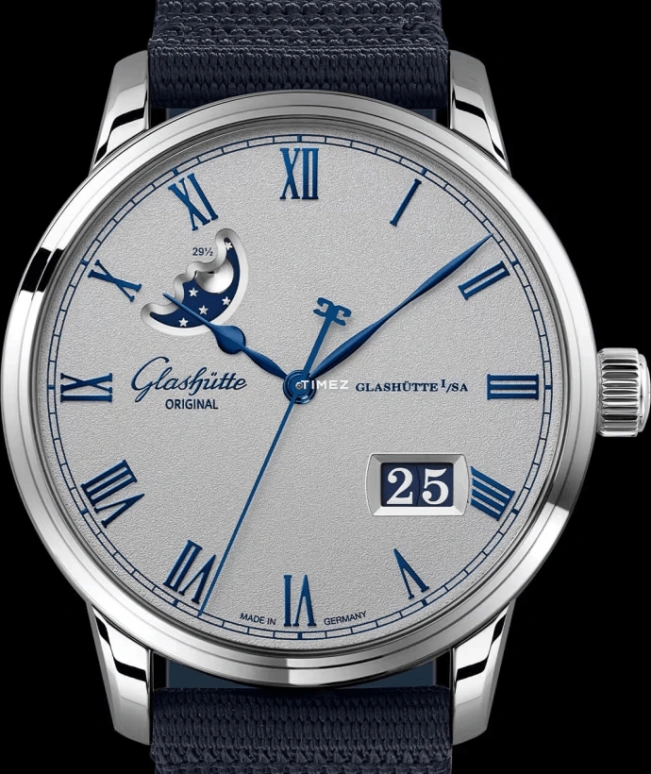 Glashütte Original,Other 40mm,40mm,Stainless Steel,Grey,Automatic,Moonphase,Big Date,1,1-36-24-02-02-64