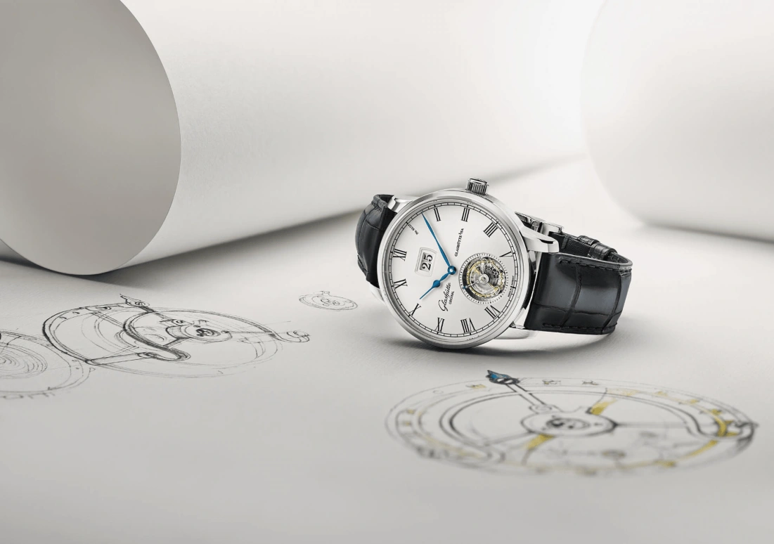 Glashütte Original,Senator 42mm,42mm,White Gold,Silver,Automatic,Tourbillon Escapement,Big Date,1,1-94-03-05-04-30