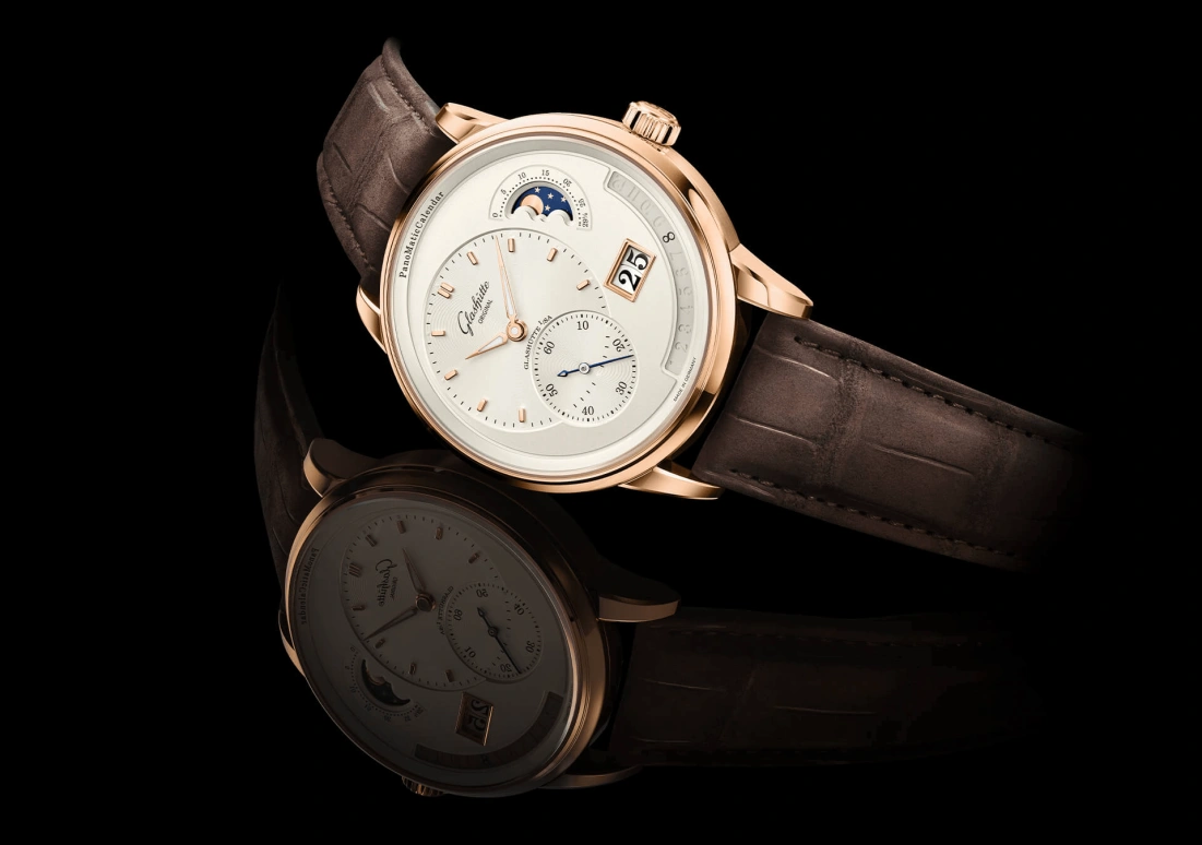 Glashütte Original,PanoMatic 42mm,42mm,Red Gold,Silver White,Luminous,Automatic,100hours,In-house Caliber,1,1-92-09-02-05-62