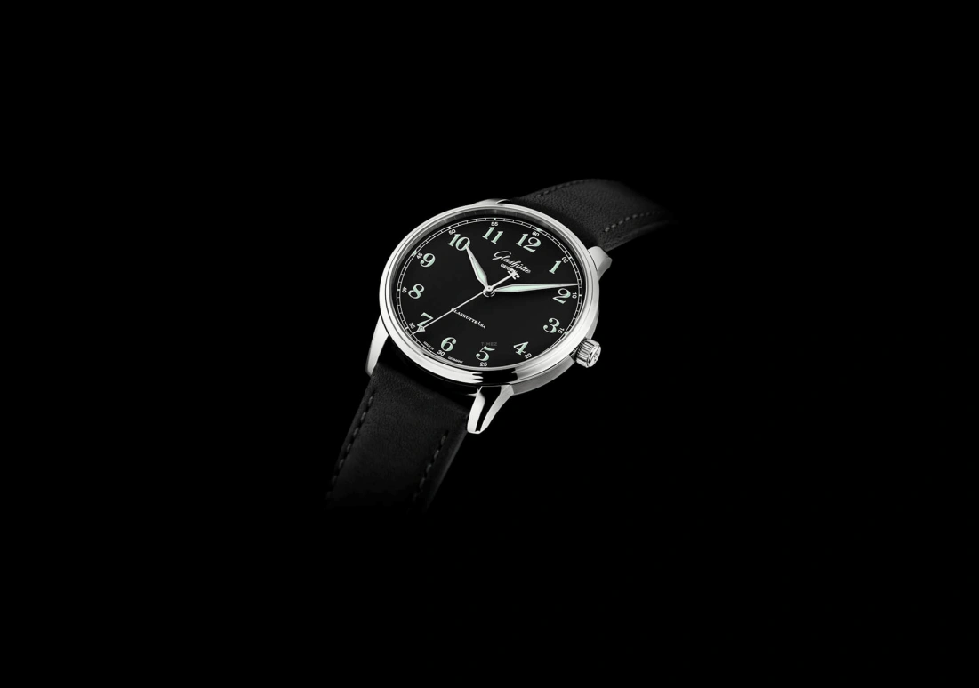 Glashütte Original,Senator 40mm,40mm,Stainless Steel,Luminous,Black,Automatic,100hours,In-house Caliber,1,1-36-01-03-02-66