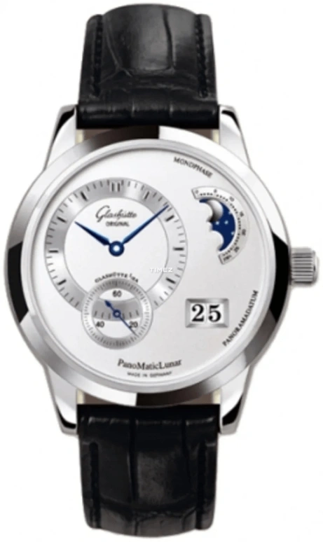 Glashütte Original,PanoMatic 39.40mm,39.40mm,Stainless Steel,Silver White,Automatic,Moonphase,Big Date,1,1-90-02-02-02-04