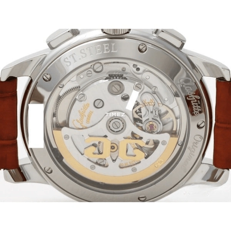 Glashütte Original,Senator 39mm,39mm,Stainless Steel,Smoky Coal,Automatic,Chronograph,In-house Caliber,1,1-39-31-14-23-04