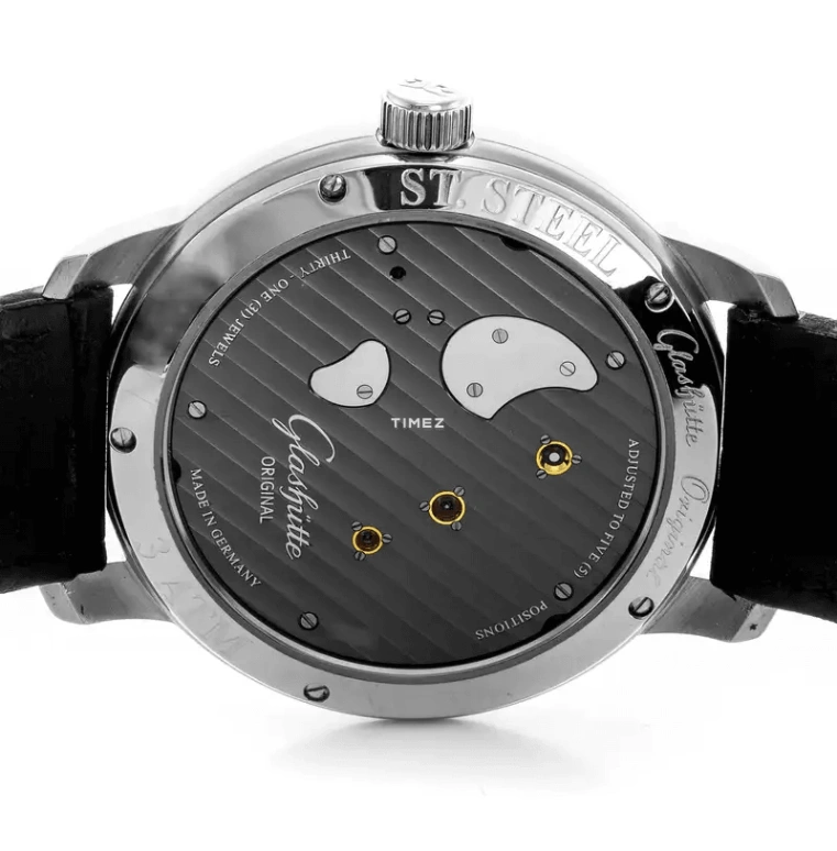 Glashütte Original,Pano 42mm,42mm,Stainless Steel,Grey,In-house Caliber,Sapphire,Crystal Glass,66,66-04-04-02-05