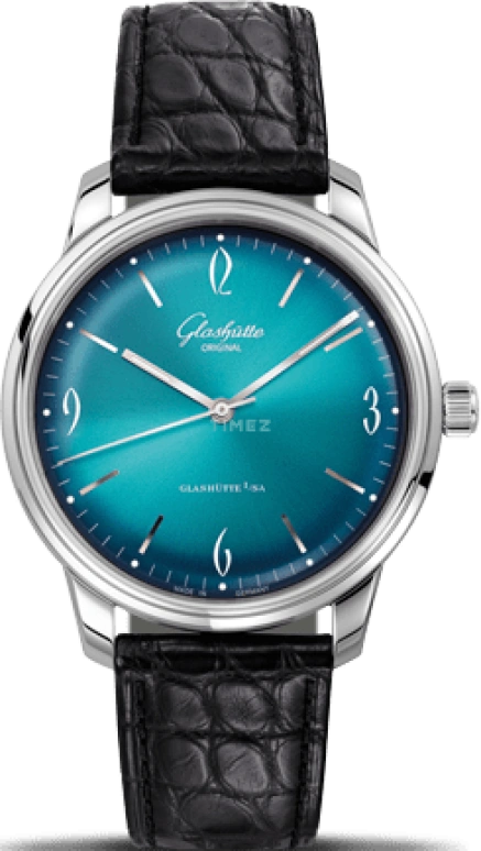 Glashütte Original,Sixties 39mm,39mm,Stainless Steel,Turquoise,Automatic,40hours,In-house Caliber,1,1-39-52-09-02-01
