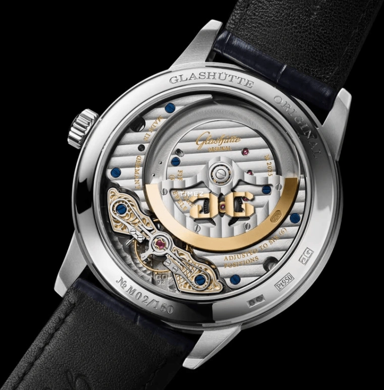 Glashütte Original,PanoMatic 42mm,42mm,Platinum,Blue,Automatic,Moonphase,Month,Big Date,1,1-92-11-01-03-61