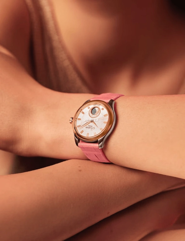 Glashütte Original,Serenade Luna 32.50mm,32.50mm,Stainless Steel,Red Gold,White,Automatic,Moonphase,60hours,1,1-35-14-01-06-04
