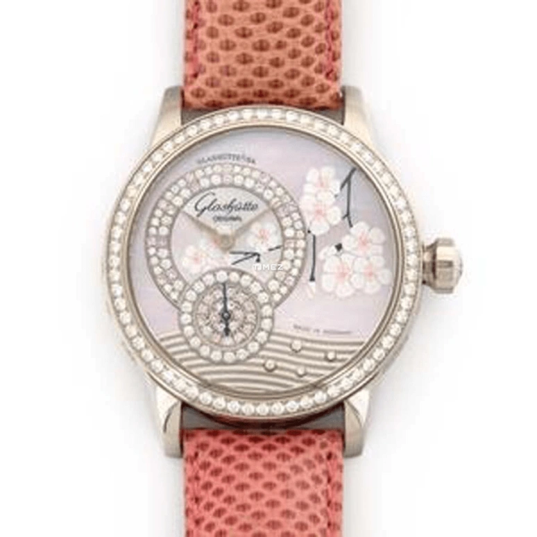 Glashütte Original,Star 39.40mm,39.40mm,White Gold,Pink,Automatic,In-house Caliber,Sapphire,Crystal Glass,1,1-90-00-04-04-04